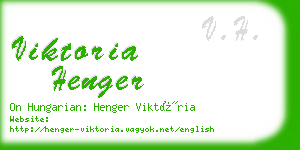 viktoria henger business card